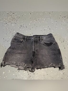 Gap Black & Grey Denim Shorts